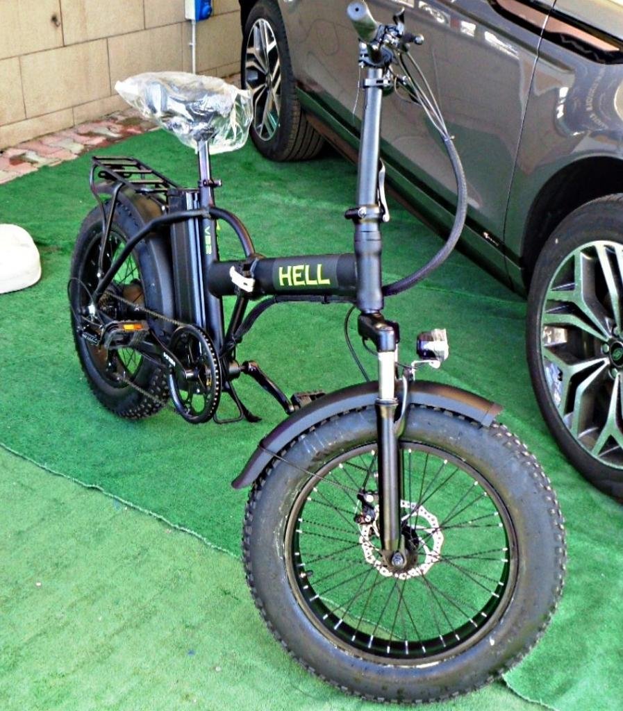 HELL Biciclette elettrich(250 Watt  e Voltaggio 48 Volt)  Non occorre Assicurazione, Bollo, Patente