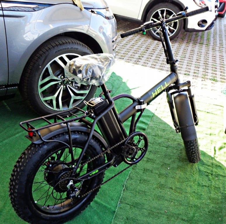 HELL Biciclette elettrich(250 Watt  e Voltaggio 48 Volt)  Non occorre Assicurazione, Bollo, Patente