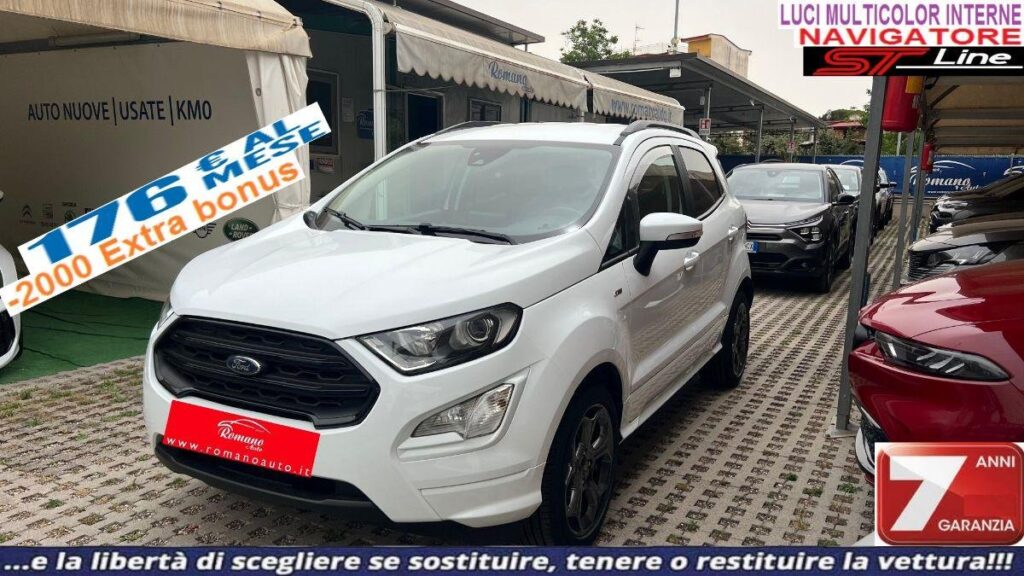 FORD - EcoSport - 1.0 EcoBoost 125 CV ST-Line#NAVIGATORE!FARI FULL LED!