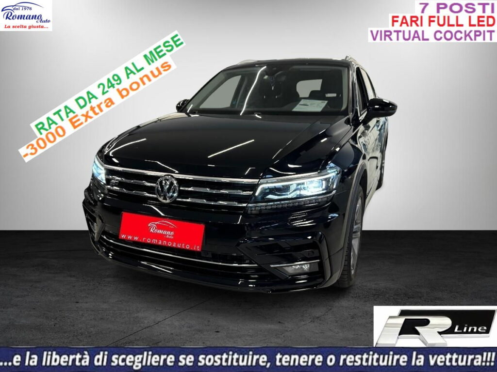 TIGUAN Allspace 2.0 tdi Advanced R-Line Exterior Pack 150cv dsg#7POSTI!