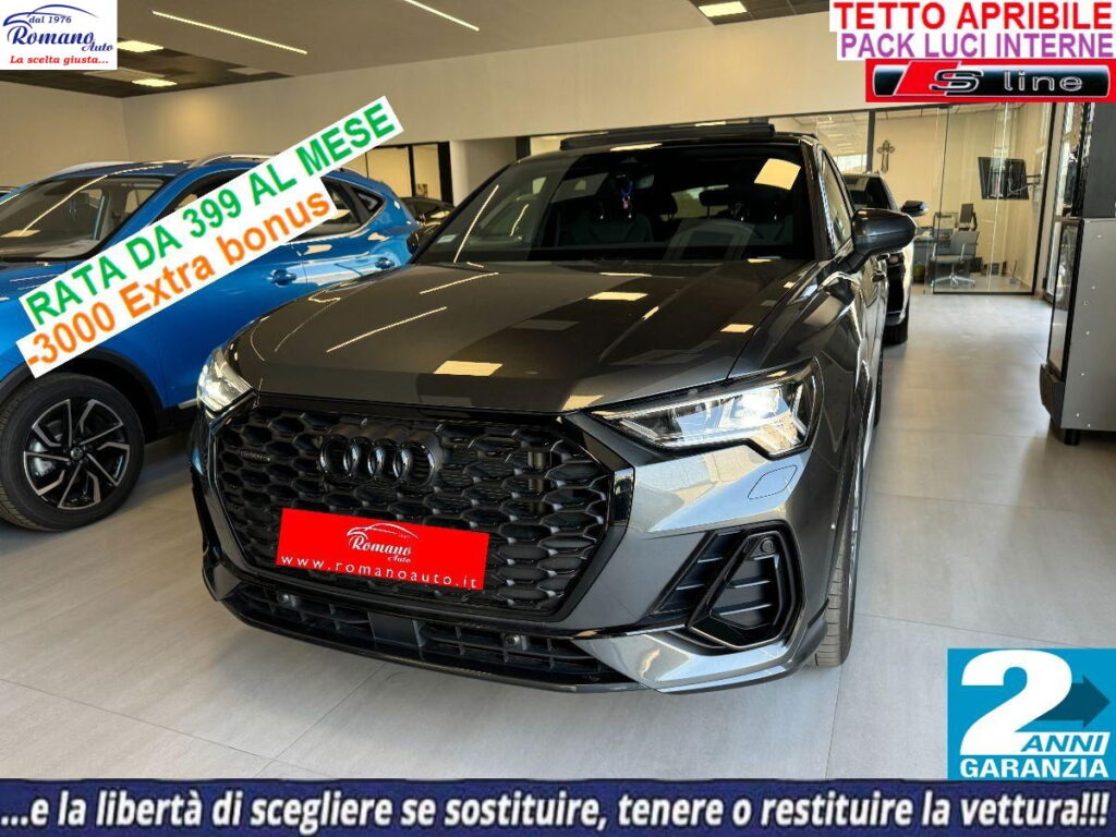 AUDI - Q3 Sportback -40 TDI qu. S tr. S line edition#TETTO APRIBILE!FARI FULL LED!