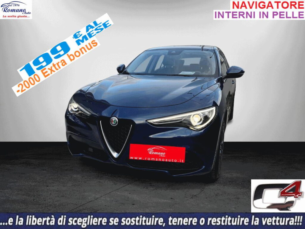 ALFA ROMEO - Stelvio  2.2 t Business Q4 190cv auto#NAVI+INTERNI IN PELLE!