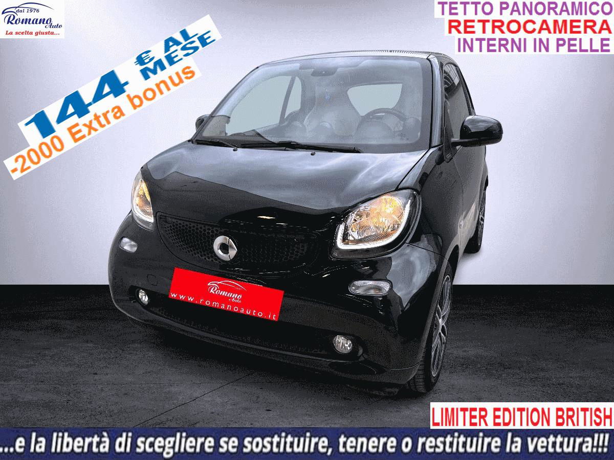 SMART - Fortwo - 90 0.9 T twinamic british green#TETTO PANORAMICO!