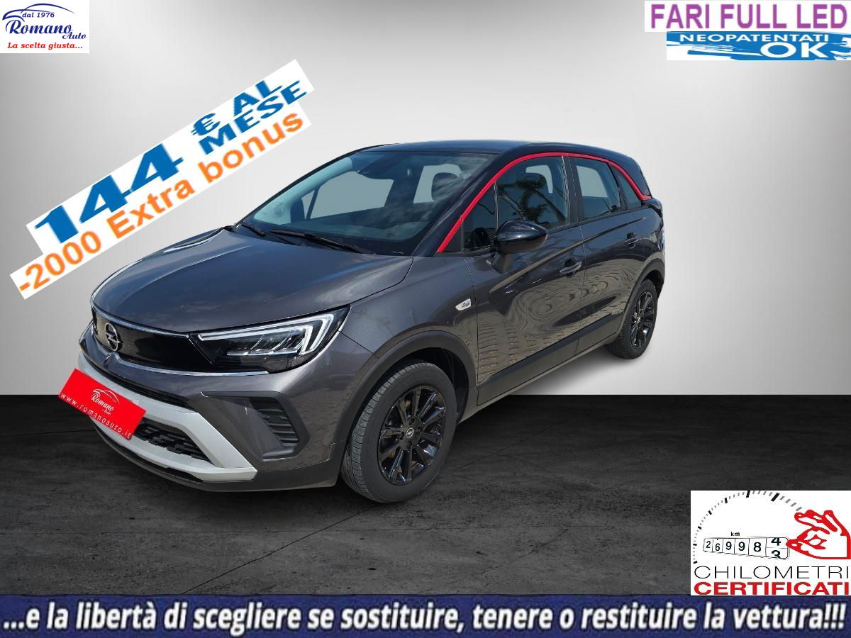 OPEL - Crossland  1.2 GS Line 83cv#OK NEO PATENTATI!