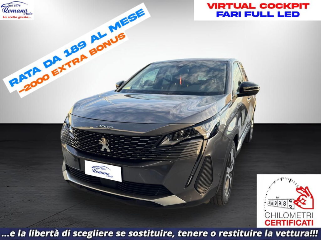 PEUGEOT - 3008  1.5 bluehdi Allure Pack s&s 130cv eat8#KM CERTIFICATI!