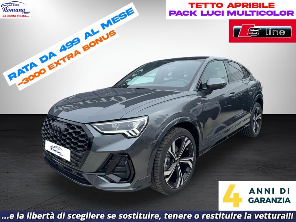 Audi Q3 SPB 35 TDI S tronic S line Black Identity#TETTO APRIBILE!