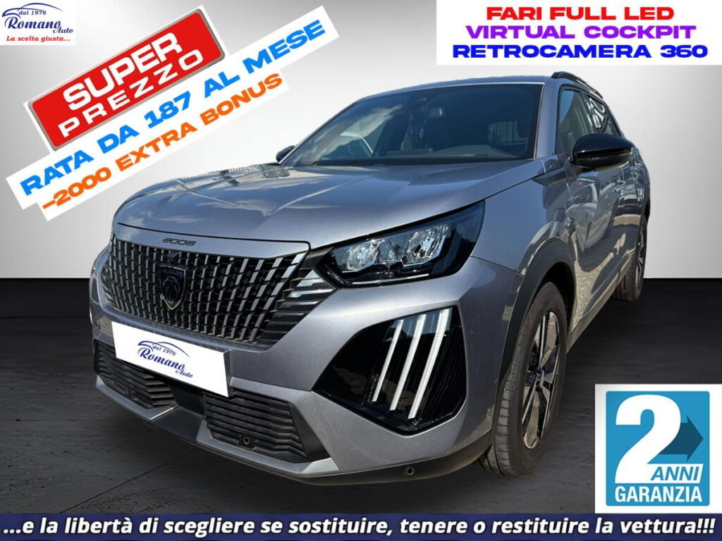 NEW Peugeot 2008 1.2 puretech Allure 100cv#VIRTUAL COCKPIT!RETROCAMERA 360Â°!