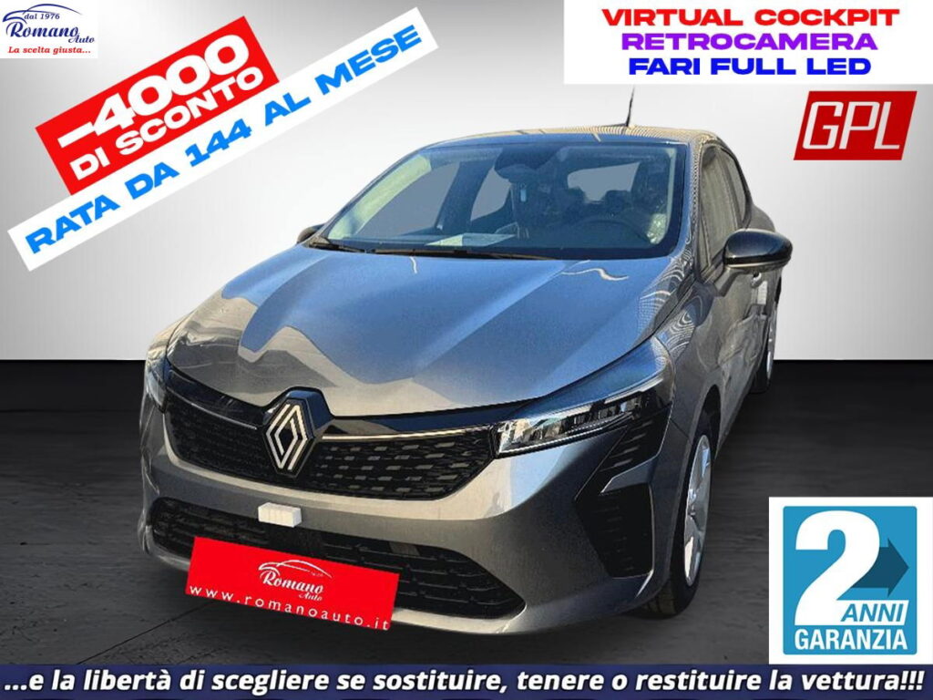 NEW Renault Clio TCe 100 CV GPL 5 porte Evolution#VIRTUAL COCKPIT!RETROCAMERA!