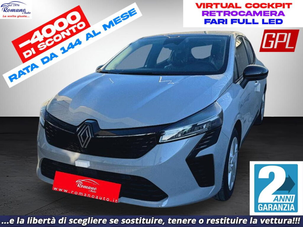 NEW Renault Clio TCe 100 CV GPL 5 porte Evolution#VIRTUAL COCKPIT!RETROCAMERA!