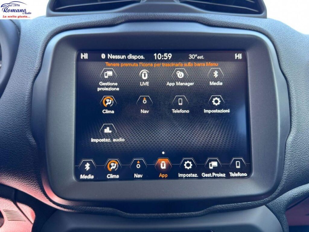 JEEP - Renegade - 1.6 Mjt 120CV Night Eagle#NAVIGATORE 8.4!