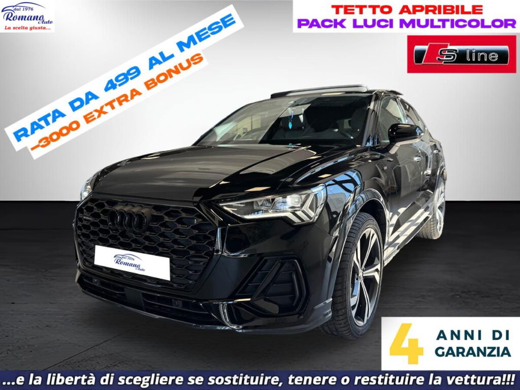 AUDI - Q3 SPB 40 TDI S tronic S line Black Identity#TETTO APRIBILE!