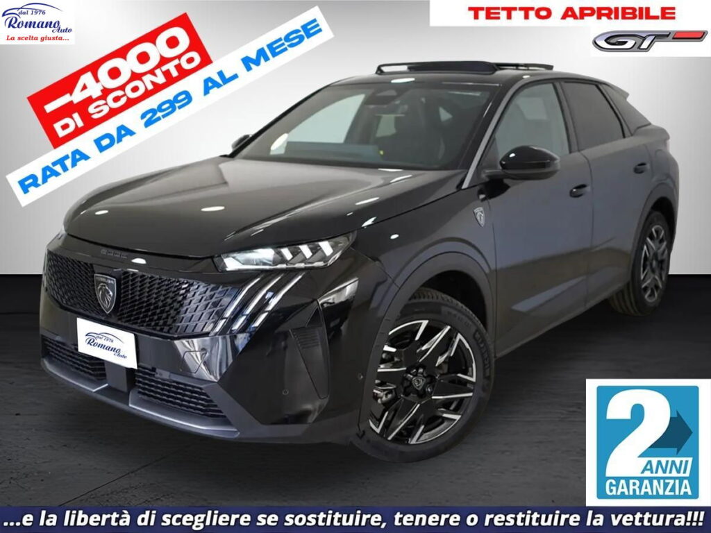 NEW PEUGEOT - 3008  1.2 hybrid GT 136cv e-dcs6#TETTO APRIBILE!