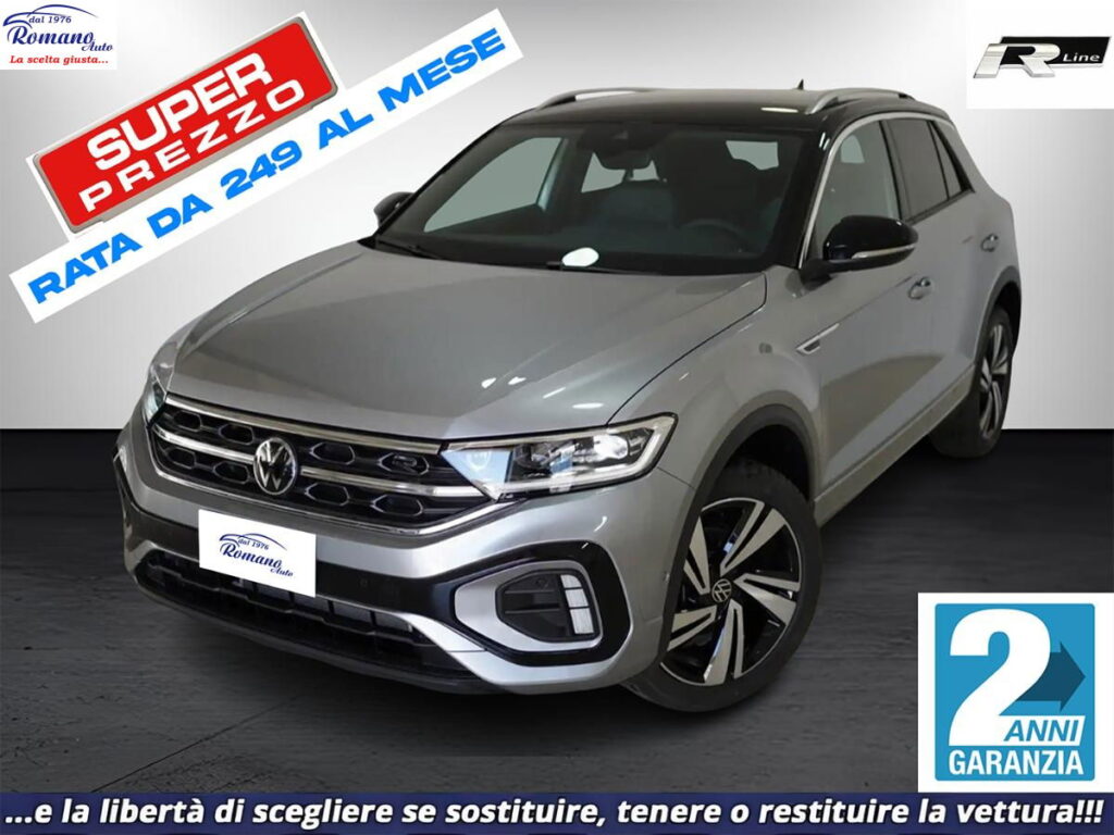 NEW VOLKSWAGEN - T-Roc  1.0 tsi R-Line 115cv#RETROCAMERA!