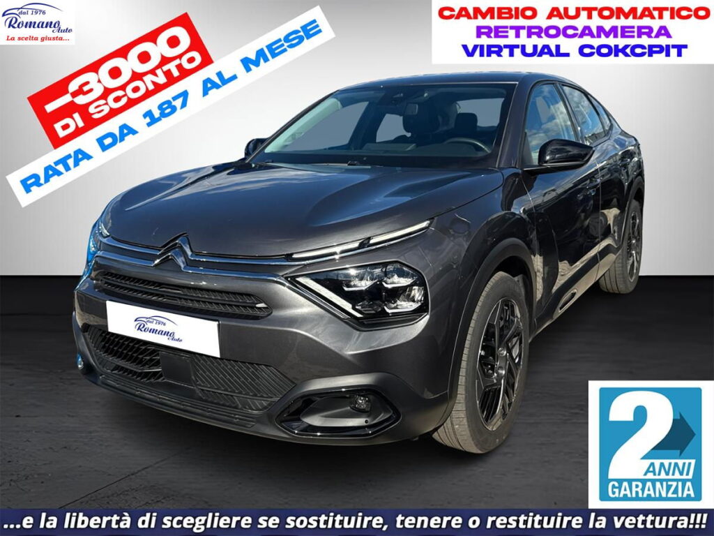 Citroen C4 X BlueHDI 130 EAT8 PLUS#CARPLAY!RETROCAMERA!CERCHI R18Â°!