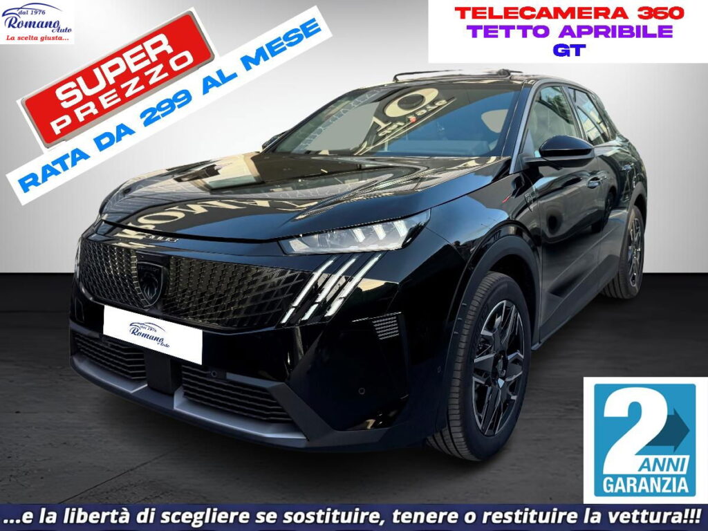 NEW PEUGEOT - 3008  1.2 hybrid GT 136cv e-dcs6#TETTO APRIBILE!PACK VISION!