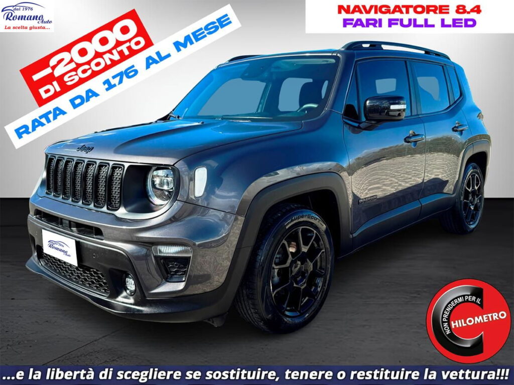 JEEP - Renegade - 1.6 Mjt 130CV Limited#FARI FULL LED!BLACK LINE!