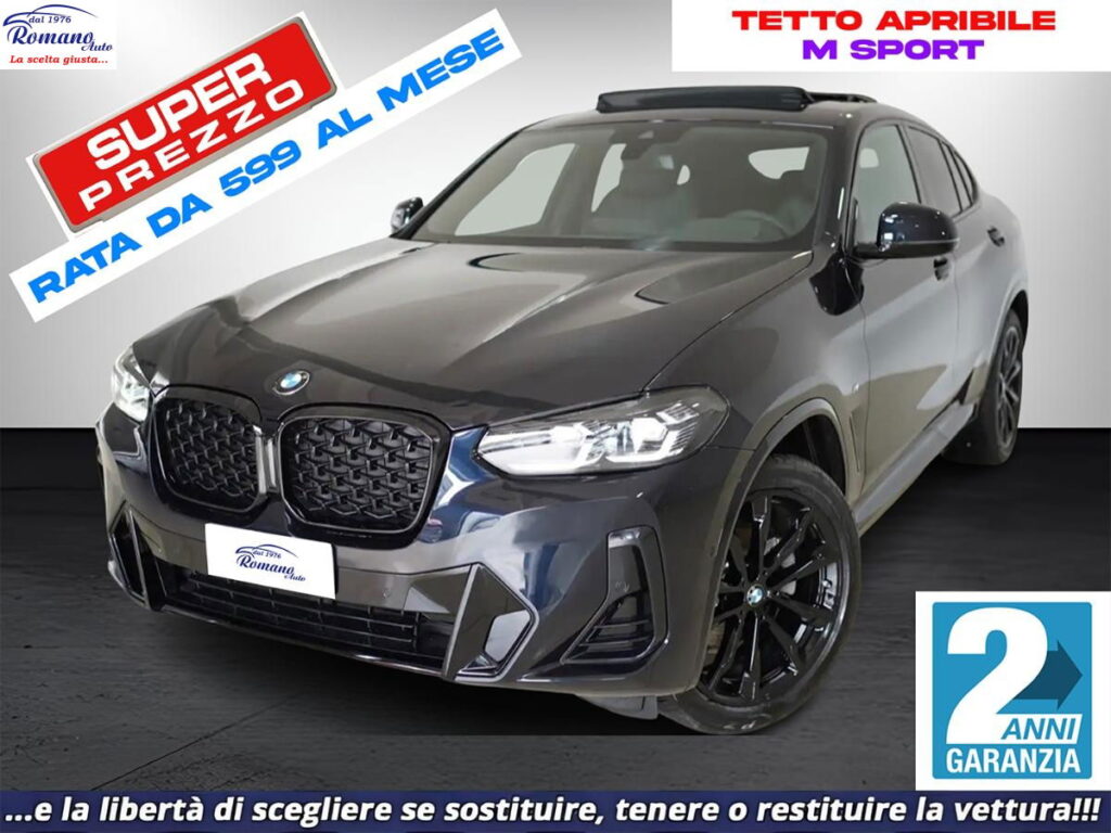 NEW BMW X4 20D 190CV MHEV AUT. XDRIVE M-SPORT#TETTO APRIBILE!