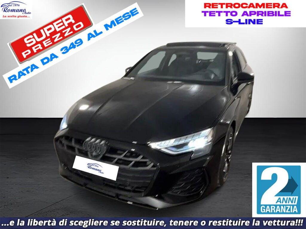 NEW AUDI - A3 Sportback - SPB 35 TDI S tronic Identity Black#TETTO APRIBILE!