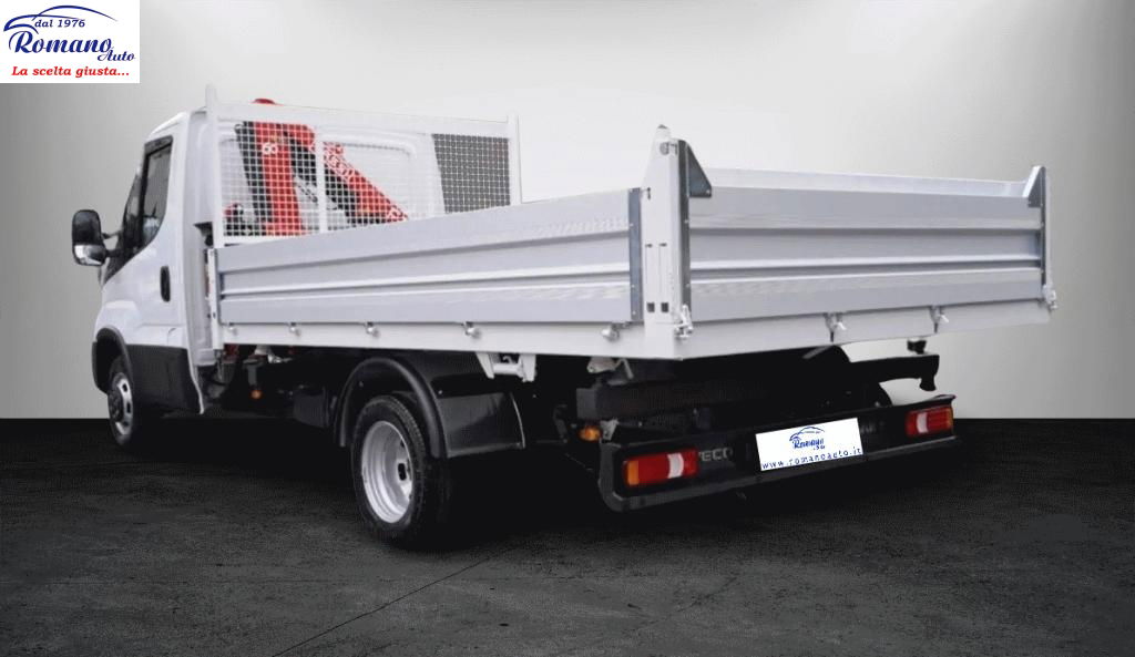 New Iveco Daily 35 C18 C.Autom#Cassone Ribaltabile#GRU FASSI!
