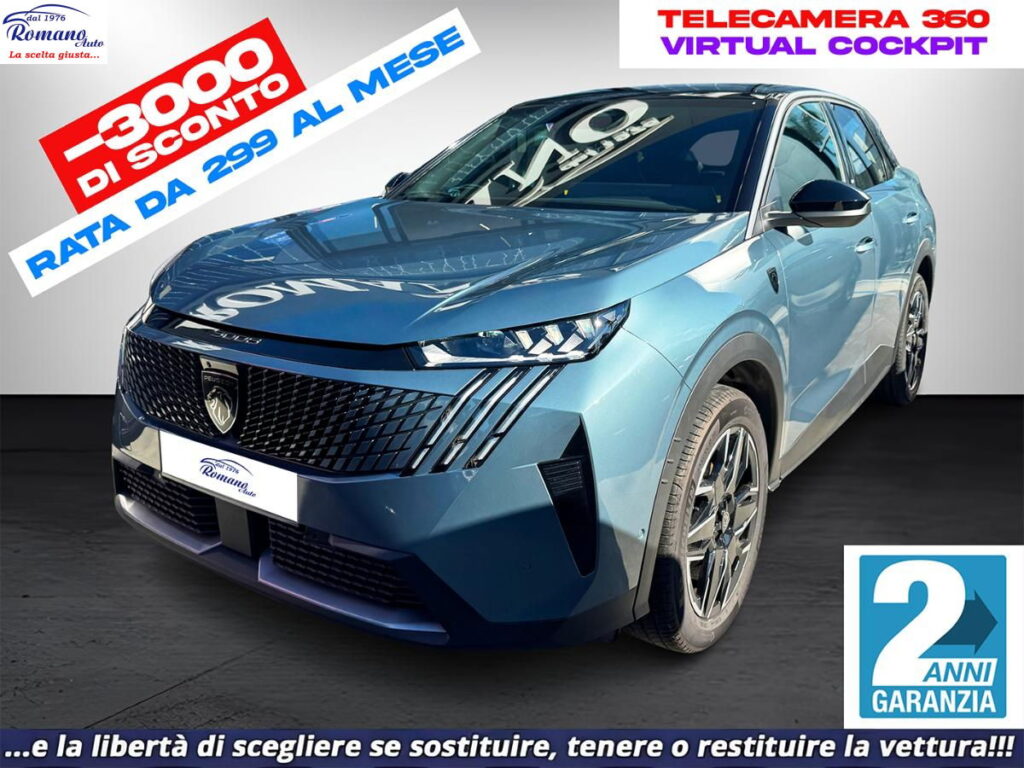 NEW PEUGEOT - 3008 - Hybrid 136 e-DCS6 GT#PACK VISION 360Â°!