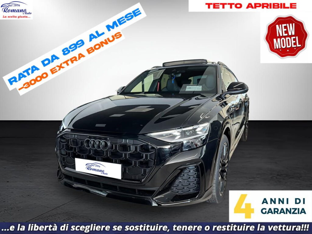 NEW Audi Q8 50 TDI 286cv S Line#TETTO APRIBILE!#FRENATA DI EMERGENZA!