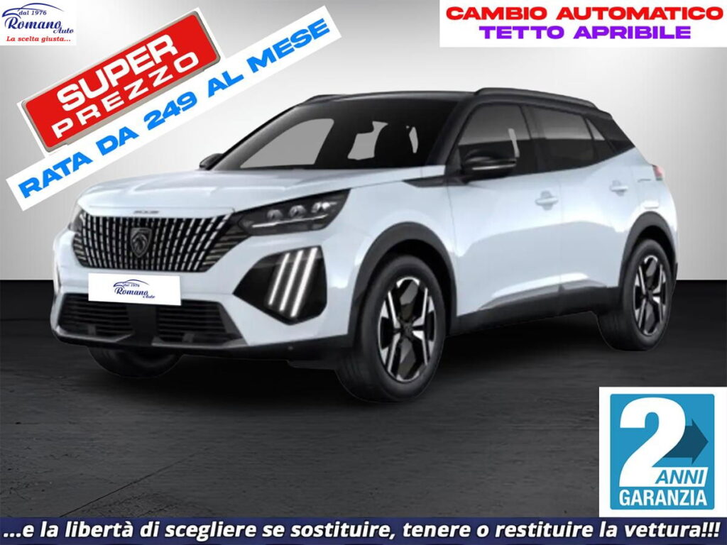 NEW Peugeot 2008 2&Acirc;&ordf; serie Hybrid 145 e-DCS6 GT#TETTO APRIBILE!