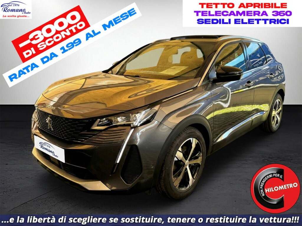PEUGEOT - 3008  1.5 bluehdi GT Pack 130cv eat8#TETTO APRIBILE!