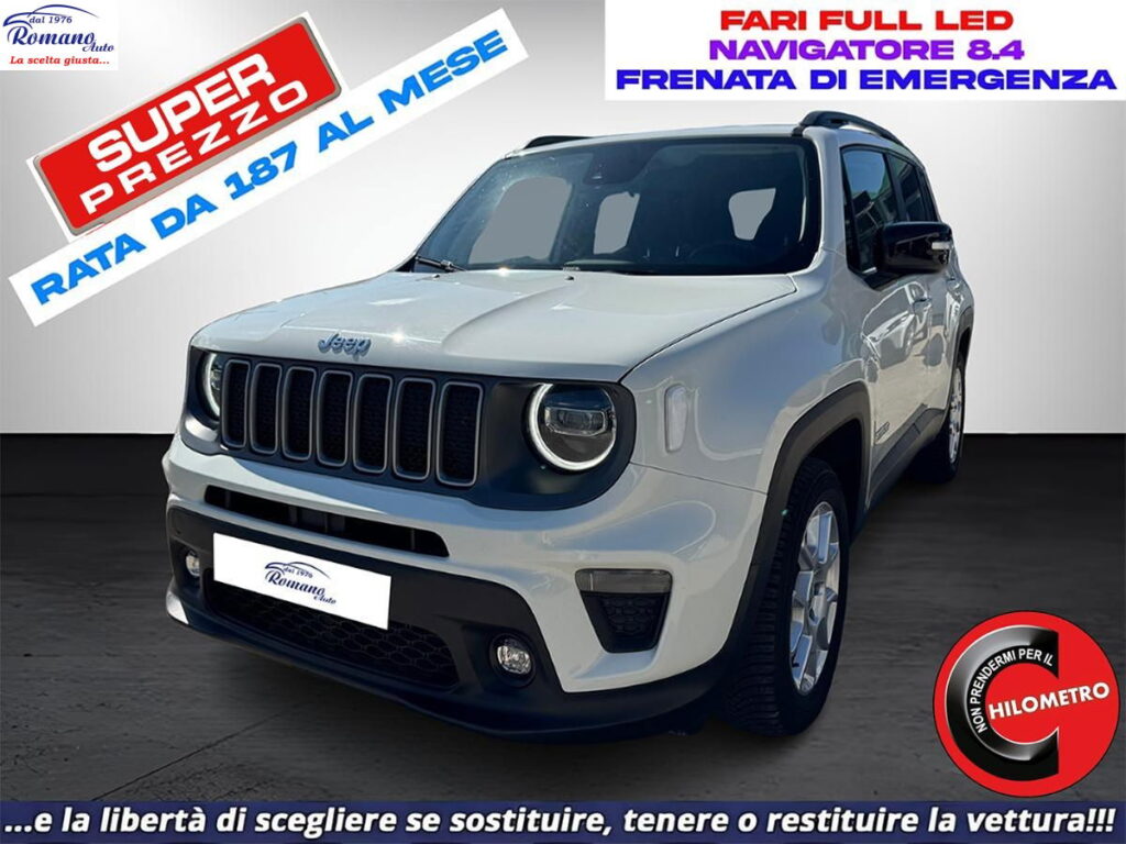 Jeep Renegade 1.5 Turbo T4 Mhev 130CV Limited DCT#FARI FULL LED
