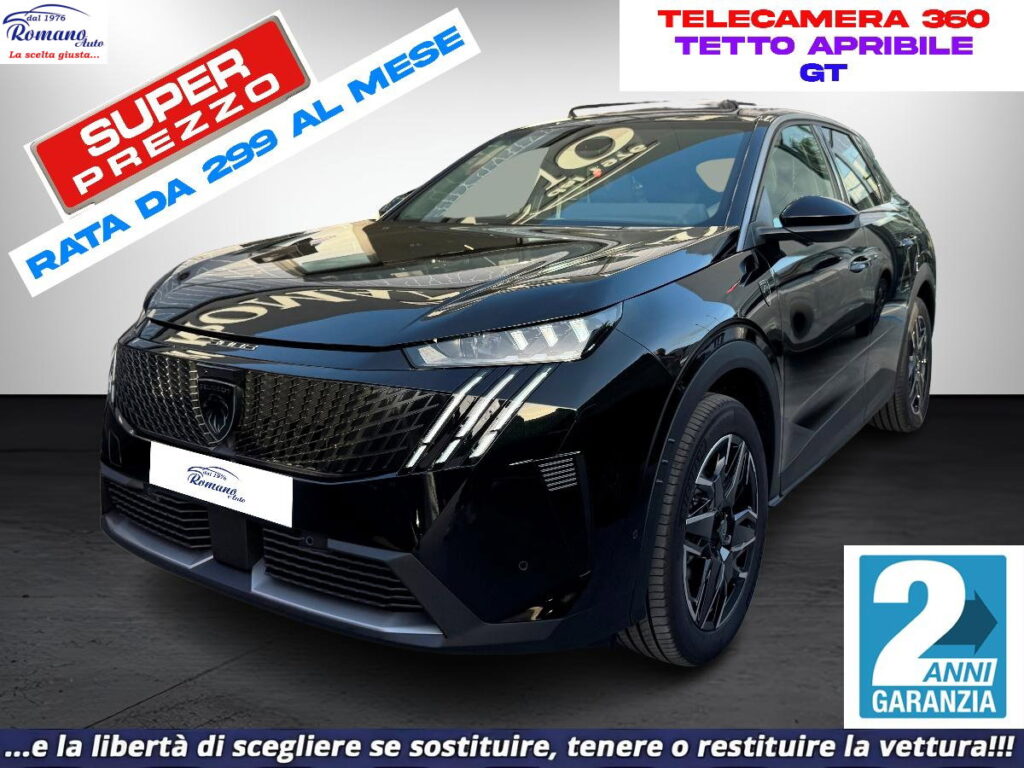 NEW PEUGEOT - 3008  1.2 hybrid GT 136cv e-dcs6#TETTO APRIBILE!PACK VISION!