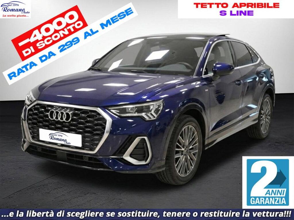 AUDI - Q3 Sportback - Q3 SPB 35 TDI S tronic S line edition#TETTO APRIBILE!