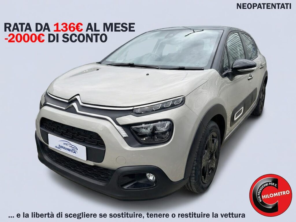 CITROEN - C3 -  PureTech 83 Shine#OK NEO PATENTATI!
