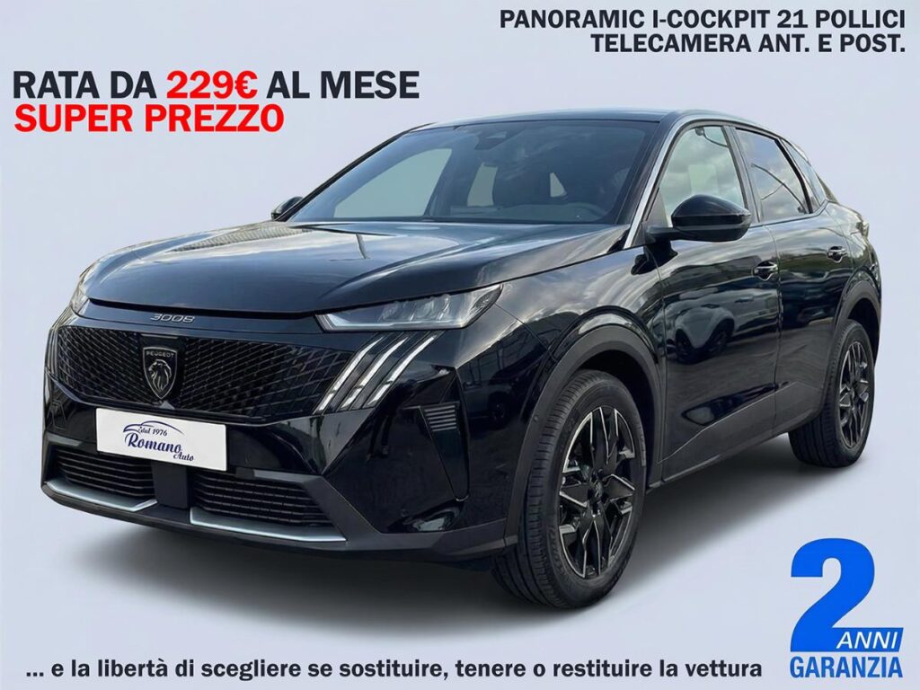 NEW PEUGEOT - 3008  1.2 hybrid Allure 145cv e-dcs6#RETROCAMERA ANT/POST!