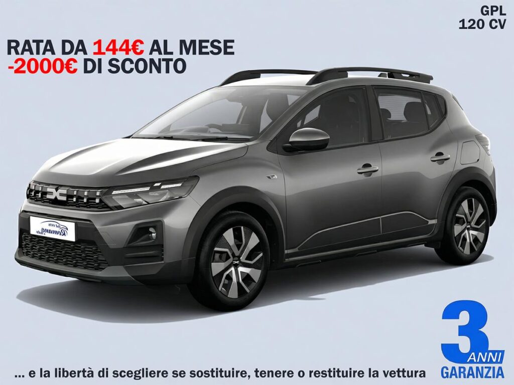 NEW Dacia Sandero Stepway 1.2 Eco-G Expression 120#GARANZIA 3 ANNI!