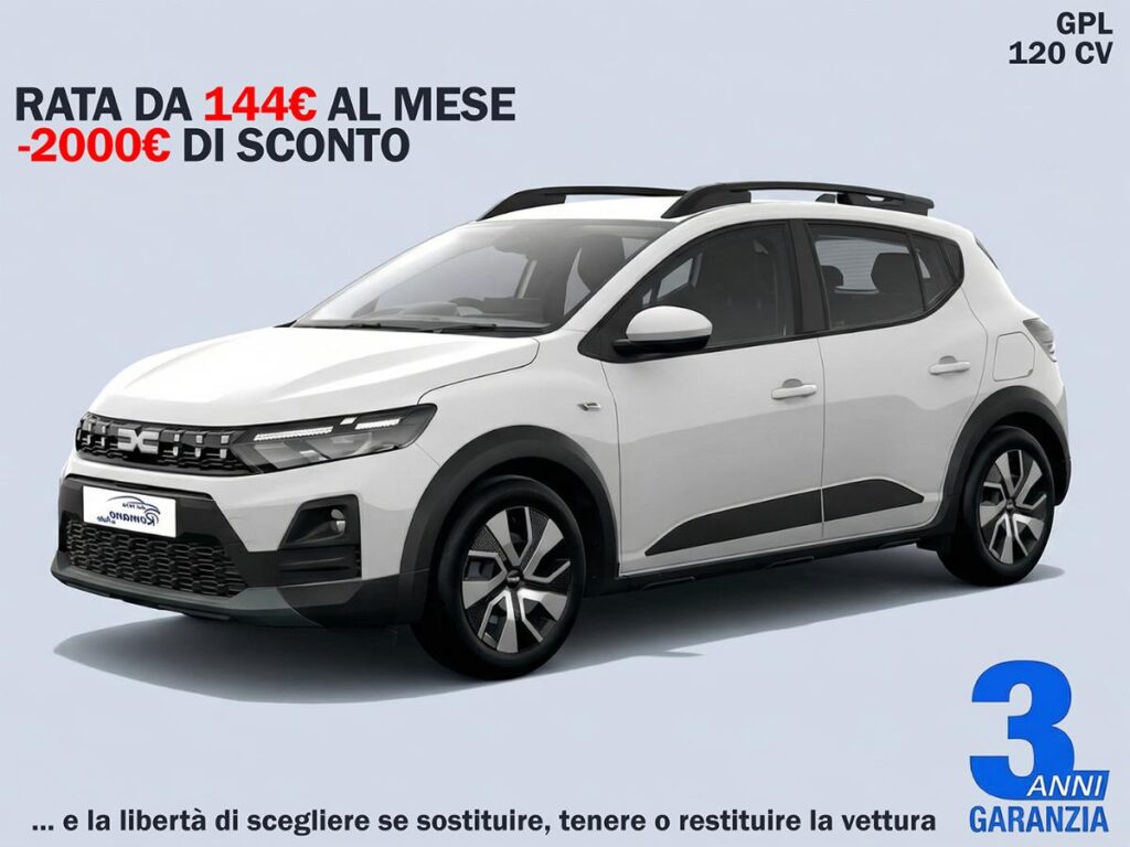 NEW Dacia Sandero Stepway 1.2 Eco-G Expression 120#GARANZIA 3 ANNI!
