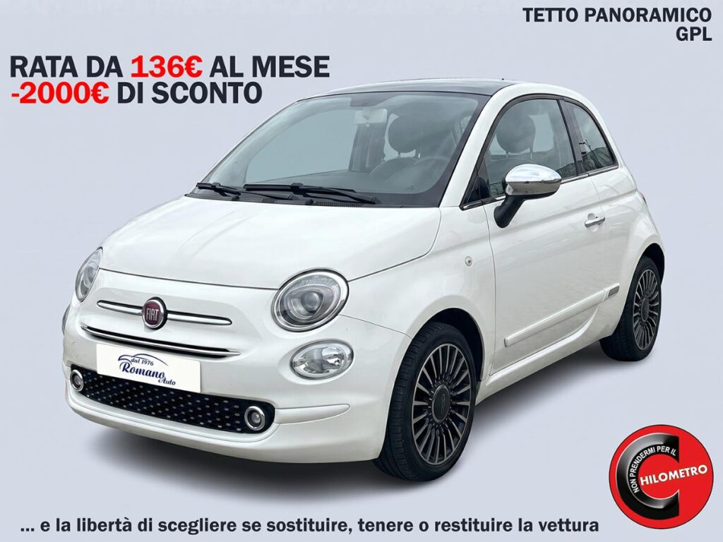 FIAT - 500 - 1.2 Lounge#TETTO PANORAMICO!