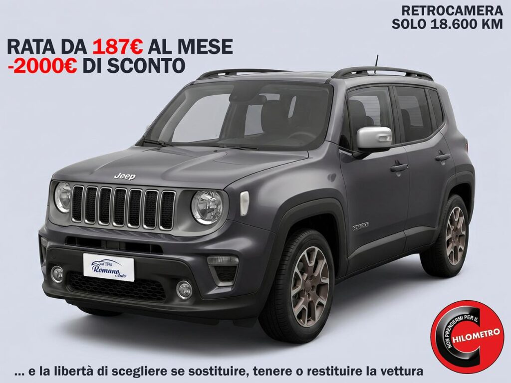 JEEP - Renegade  1.6 mjt Limited 2wd 130cv#RETROCAMERA!
